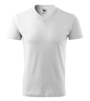 V-neck-bílá