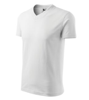 V-neck-bílá