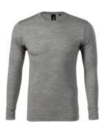 Merino Rise LS-tmavě šedý melír