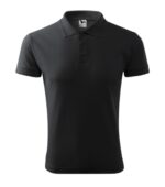 Pique Polo-ebony gray