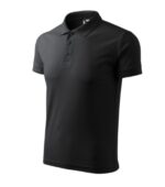 Pique Polo-ebony gray