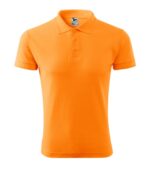 Pique Polo-tangerine orange