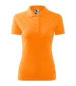 Pique Polo-tangerine orange