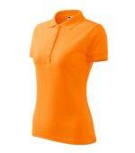 Pique Polo-tangerine orange