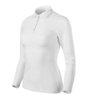 Pique Polo LS-bílá