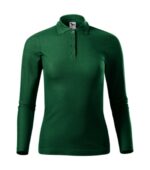 Pique Polo LS-dark green