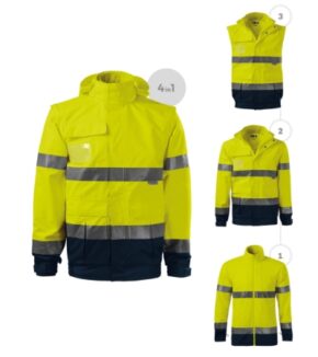 HV Guard 4 in 1-fluorescenční žlutá