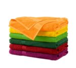 Terry Bath Towel-tangerine orange