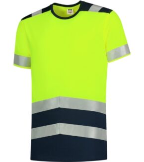 T-Shirt High Vis Bicolor-fluorescenční žlutá