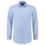 Fitted Stretch Shirt-blue