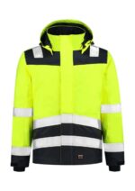 Midi Parka High Vis Bicolor-fluorescenční žlutá