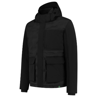 Puffer Jacket Rewear-černá