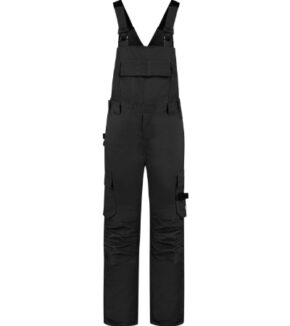Bib & Brace Twill Cordura-černá